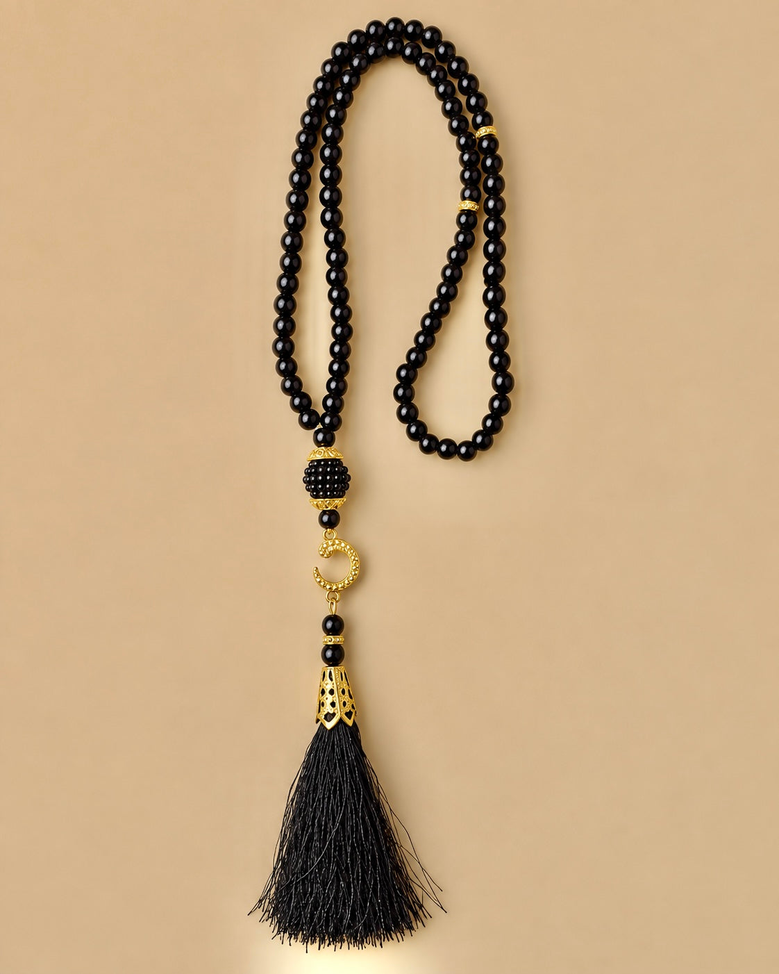 Tasbih 99 perles noir de l'ensemble Coran et tasbih