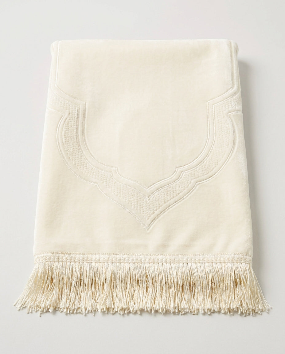 Tapis de prière matelassé - Beige