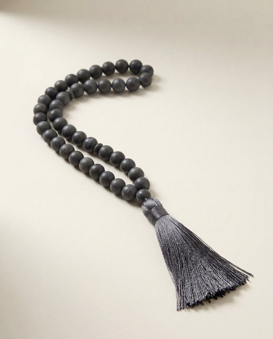 Tasbih chapelet islamique — Gris