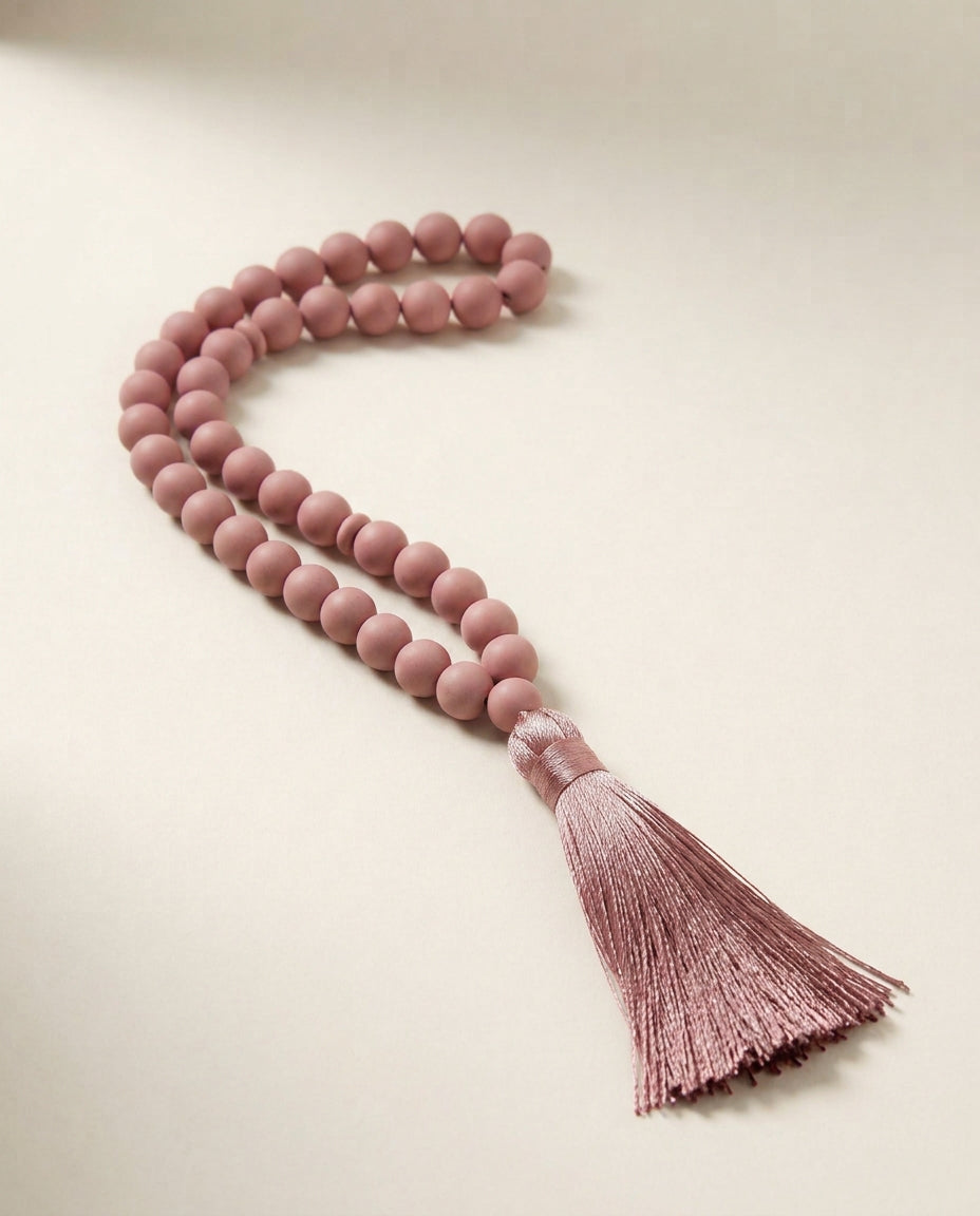 Tasbih chapelet islamique — Rose