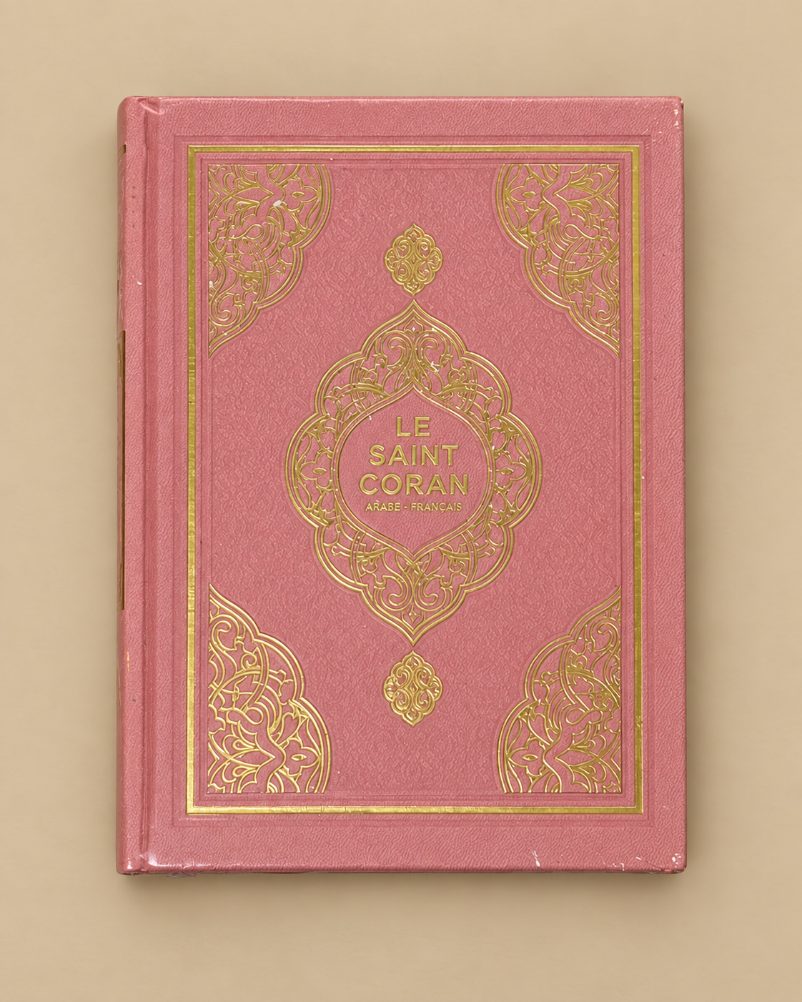 Coran bilingue arabe-français rose de l'ensemble Coran et tasbih
