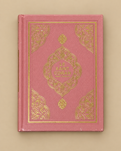 Coran bilingue arabe-français rose de l'ensemble Coran et tasbih