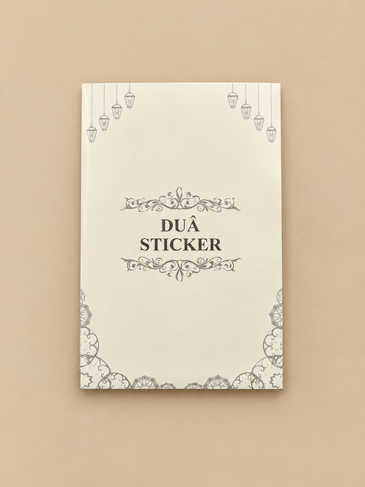 Pochette du lot de 12 stickers d'invocations Duâ Sticker