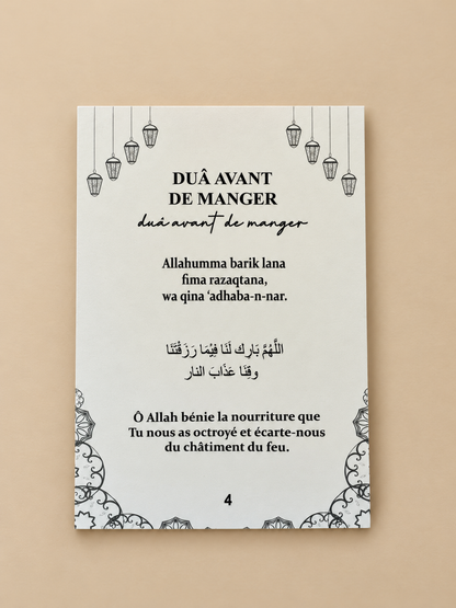 Sticker n°4 : duâ avant de manger