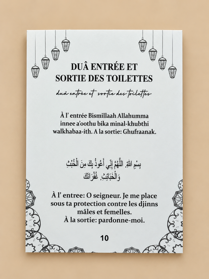 Sticker n°10 : duâ entrée et sortie des toilettes
