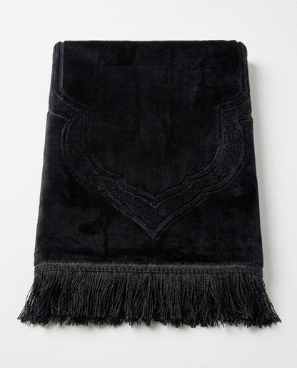 Tapis de prière matelassé - Noir
