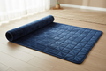 Tapis de prière épais bleu marine