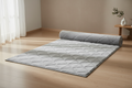 Tapis de prière épais gris clair